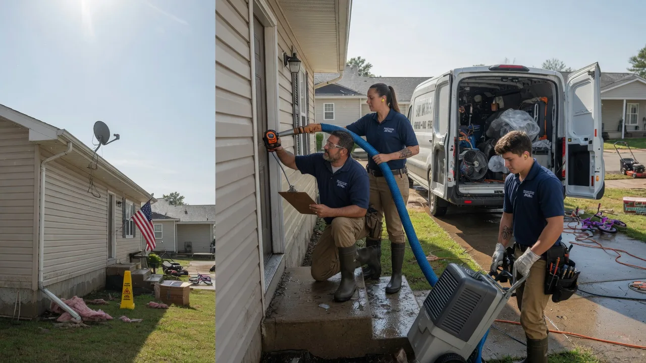 Ceiling Water Damage Restoration in Seminole, OK near me